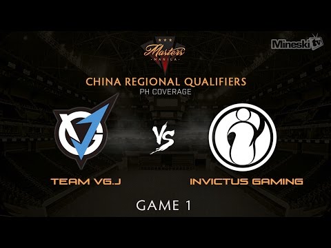 Team VG.J vs Invictus Gaming | Game 1 | The Manila Masters | China Regional Qualifier | PH Coverage