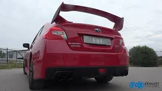 Video: FOX Edelstahl Duplex Sportauspuffanlage ab Kat Subaru WRX STI Stufenheck
