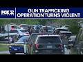 Five in custody after undercover gun trafficking operation turns violent in Country Club Hills