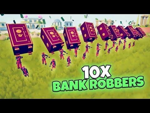 10x BANK ROBBERS VS EVERY FACTION | TABS WILD WEST UPDATE