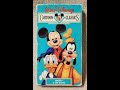Opening To Walt Disney Cartoon Classics Mickey And The Gang 1989 VHS