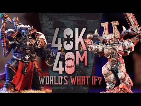 Two players from the Warhammer World's Event Battle on 40k in 40m!
