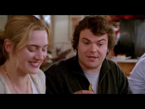 Trailer frame: quick montage of airport, cottage, and Hollywood video store matching pop and score shifts