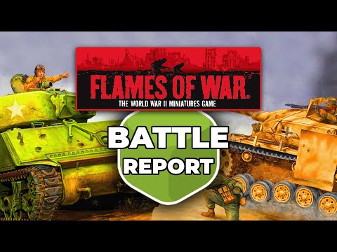 Bulge: American vs German Flames of War Battle Report Ep 2