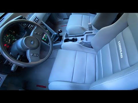 OLD SCHOOL FRESH! (((CORBEAU GTS II Seats In Foxbody)))