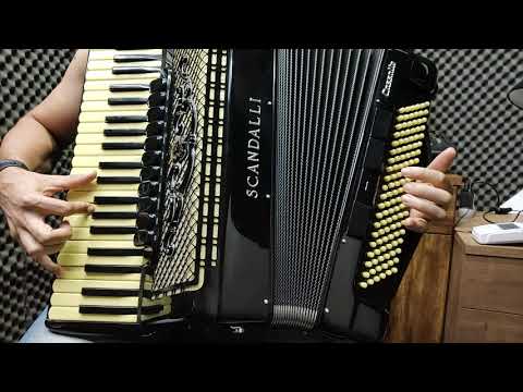 Video Aula Acordeon-AMOR DISTANTE- Solo Completo