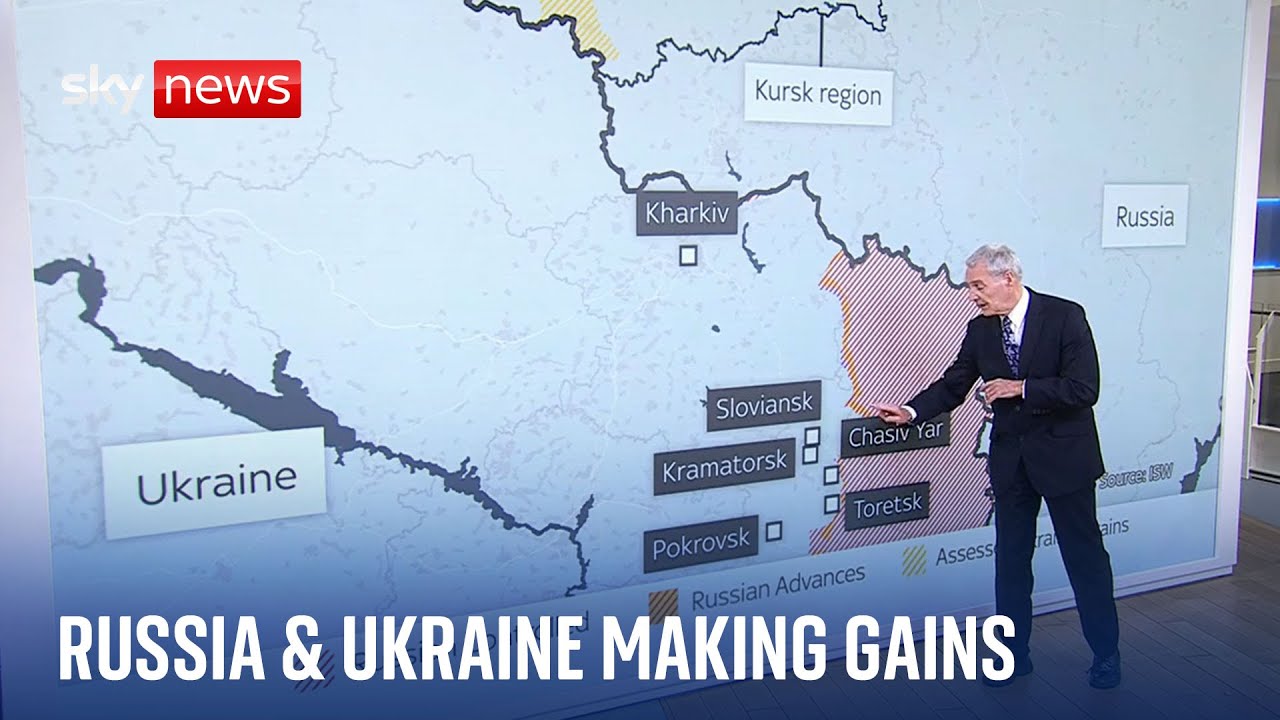 Ukraine war: Russian & Ukrainian forces continue to make gains