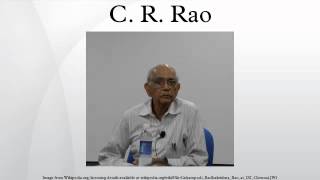 C. R. Rao