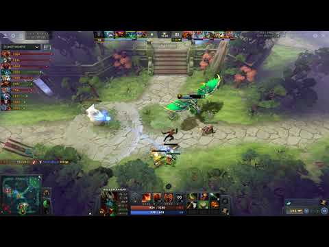 OG.ANA DRAGON KNIGHT WITH HALBERG & DRUMS - DOTA 2 7.27 GAMEPLAY