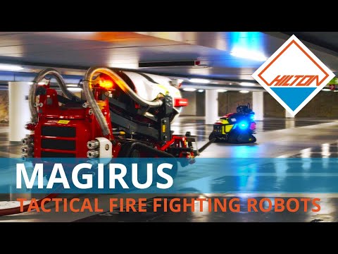 Tactical Fire Fighting Robots by Magirus