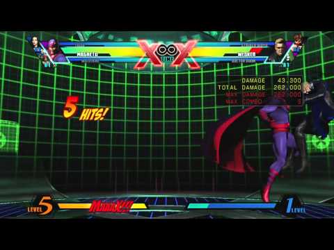 Umvc3 - Magneto - Cross Up Tridash