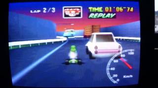 [MK64] Toad's Turnpike 3lap: 3'00"27 (GOD) 28th GOD time!