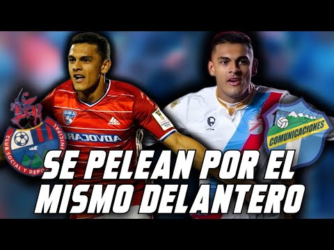 ¡ESTOY GRITANDO! COMUNICACIONES Y MUNICIPAL VAN POR EL MISMO DELANTERO Y A VER QUIEN SE QUEDA CON EL