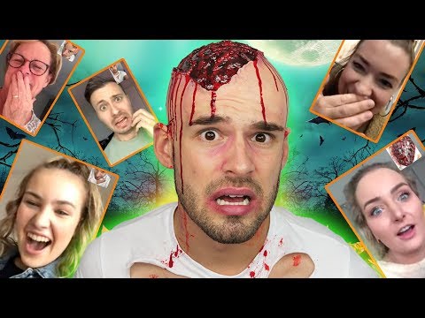 YOUTUBERS LATEN SCHRIKKEN 2.0 | HALLOWEEN MAKE-OVER TUTORIAL