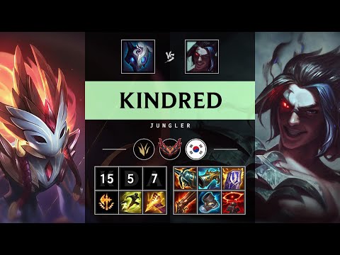 Kindred Jungle vs Kayn - KR Grandmaster Patch 25.07