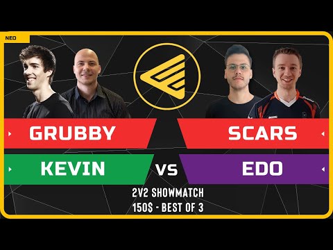WC3 - Grubby & Kevin vs Scars & Edo - 2v2 Bo3 Showmatch