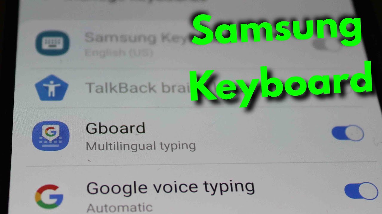 How To Change Keyboard On Samsung Phone - Default Keyboard To Gboard - Works For All Samsung Mobile