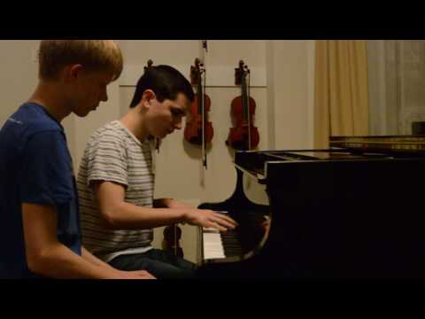 Coldplay Piano Mashup - 9 songs from all albums - Eliot Johnston and Nathan Schaumann