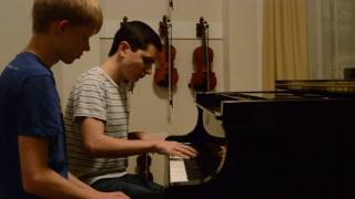 Coldplay Piano Mashup - 9 songs from all albums - Eliot Johnston and Nathan Schaumann