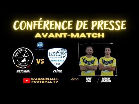 🎙️ La conférence de presse d’avant-match avec T.Akli et Z.Haouari !