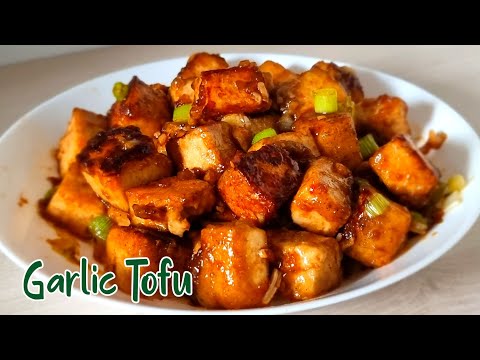 Tofu with Garlic sauce | Quick and Easy Tofu recipe | Tofu Recipes