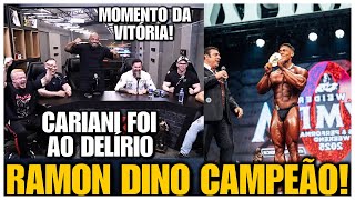 CARIANI FOI A LOUCURA COM A VITÓRIA DO RAMON DINO NO OLYMPIA