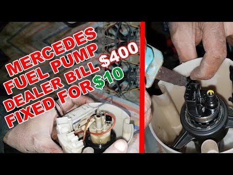 We Put a Universal Fuel Pump on Mercedes W211 / Restored Fuel Pump on Mercedes W211, W219