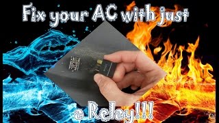 How to fix your car AC with just a relay. Easy. Quick and Cheap! 2008 Honda Odyssey & any other car!