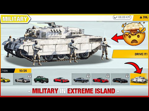 🤯 Military In Extreme Island 🤯 - Extreme Car Driving Simulator 2022  - Car Game