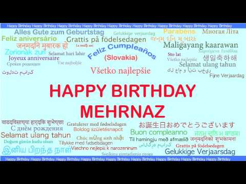 Mehrnaz   Languages Idiomas - Happy Birthday