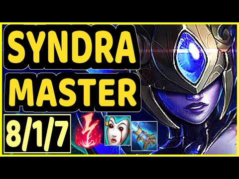 XAKY (SYNDRA) - 8/1/7 KDA GAMEPLAY - EUW Ranked MASTER