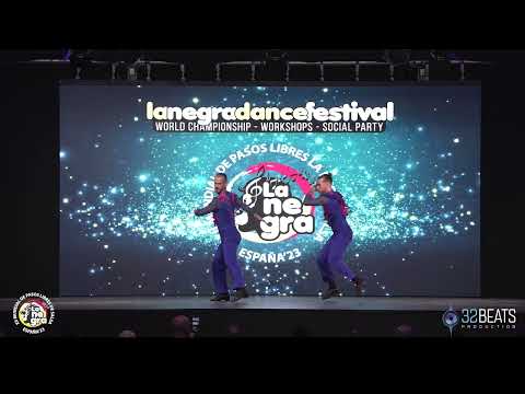 PABLO GOMEZ Y JOSE CONESA   5º Puesto DUO MASCULINO XII Mundial de Pasos Libres La Negra Salsa 2023