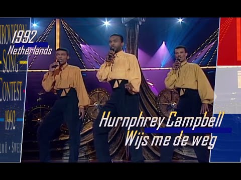 eurovision 1992 Netherlands 🇳🇱 Hurnphrey Campbell - Wijs me de weg ᴴᴰ