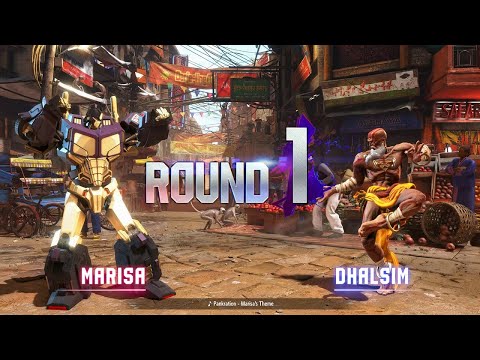 SF6 Problem X (Marisa Optimus Prime) vs Enlightenment (Dhalsim) Street Fighter 6 mod Transformers
