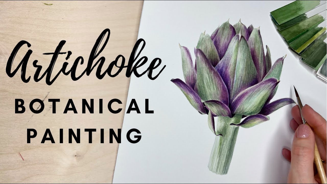 Botanical watercolor - Professional Tutorial