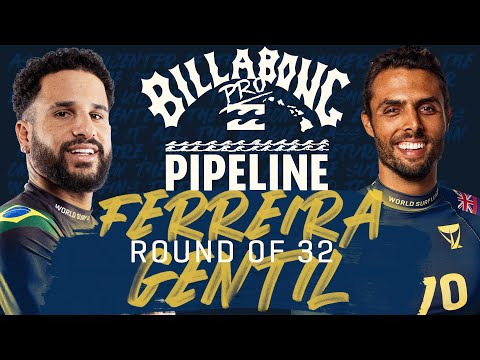 Italo Ferreira vs Ian Gentil | Billabong Pro Pipeline 2023 - Round of 32 Heat Replay