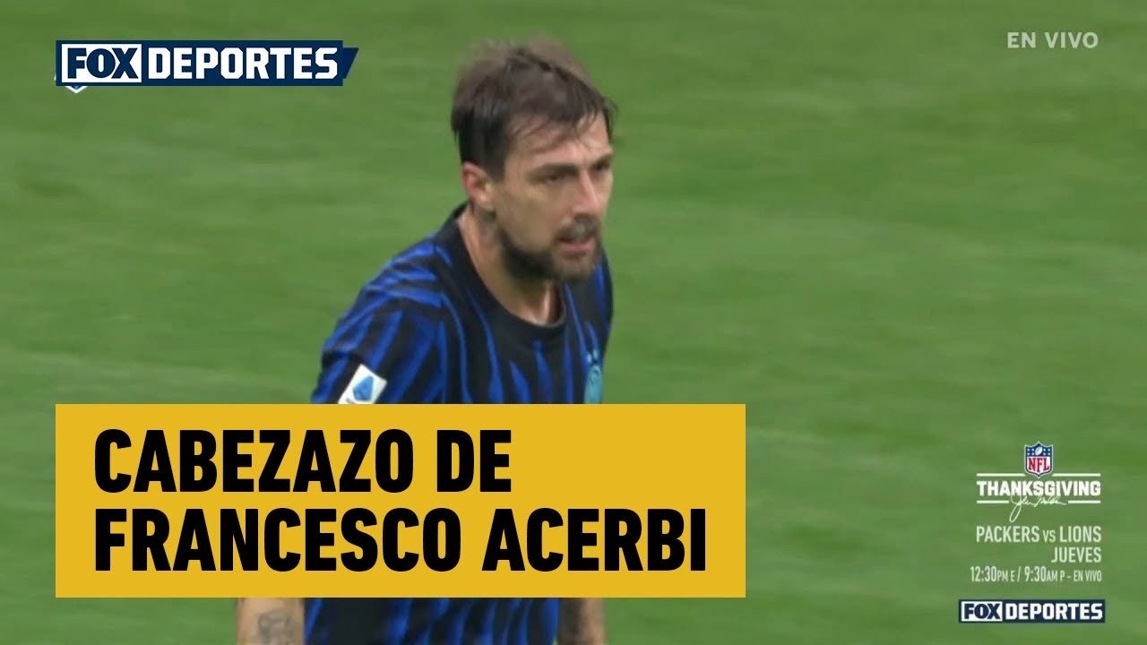 😮‍💨🫢 CABEZAZO DE Francesco Acerbi | Inter 0-0 Milan | Serie A 2025 | Jornada 12