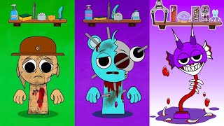 Download lagu OH NO! Help Tunner 🆚 Sky 🆚 Durple Phase 3 | IncrediBox Sprunki Animation | Sprunki Fix | mp3