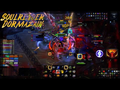 Mythic Soulrender Dormazain - Night Fae Fury Warrior PoV - WoW Shadowlands 9.1