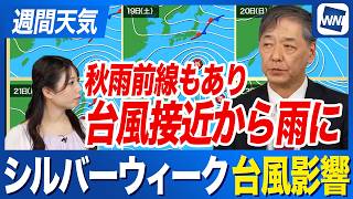 【シルバーウィークの天気】台風25号と秋雨前線の影響で関東や東北を中心に荒天
