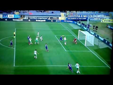Goal Giovanni Simeone . Fiorentina - Sassuolo . 3.12.2017