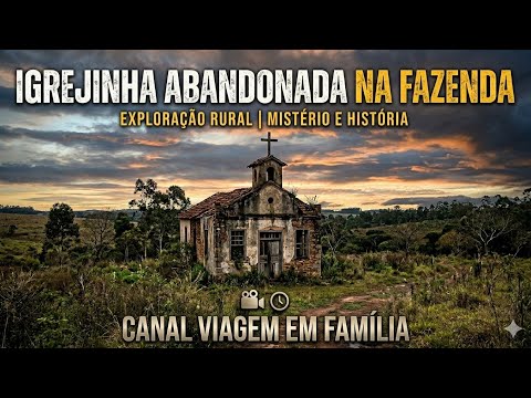 Essa igreja está abandonada a mais de 60 anos na fazenda Santa Maria em são Jorge do Ivaí Pr 