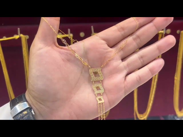 عقد فيرزاتشي ذهب عيار 21