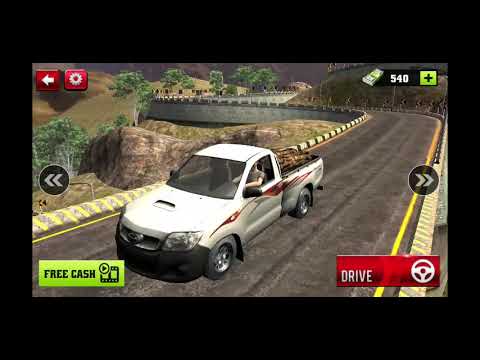 Uphill Cargo Pickup Truck Driving Simulator 2017 - Level 1 to 4 - Android Gameplay