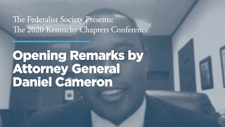 Click to play: Opening Remarks by Attorney General Daniel Cameron