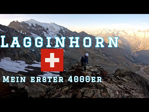 Mein erster 4000er I Lagginhorn 4010m in den Walliser Alpen