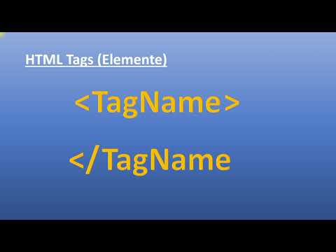 Webentwicklung HTML #1 Einführung