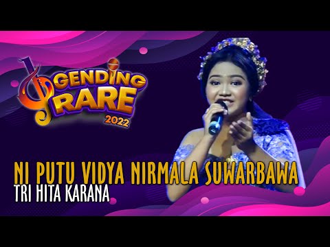 NI PUTU VIDYA NIRMALA SUWARBAWA - TRI HITA KARANA | GENDING RARE BALI TV 2022