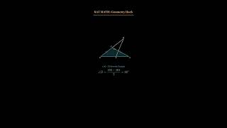 SAT Math: Geometry Hack - Solve Hard Triangles in Seconds!