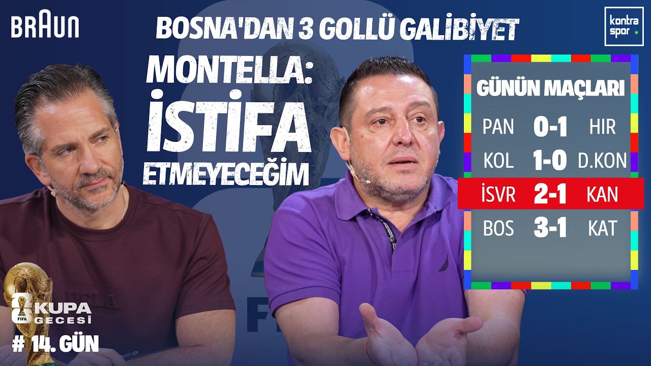 🔴 CANLI | İsviçre - Kanada, Bosna Hersek - Katar | Nihat Kahveci, Nebil Evren | Kupa Gecesi #14